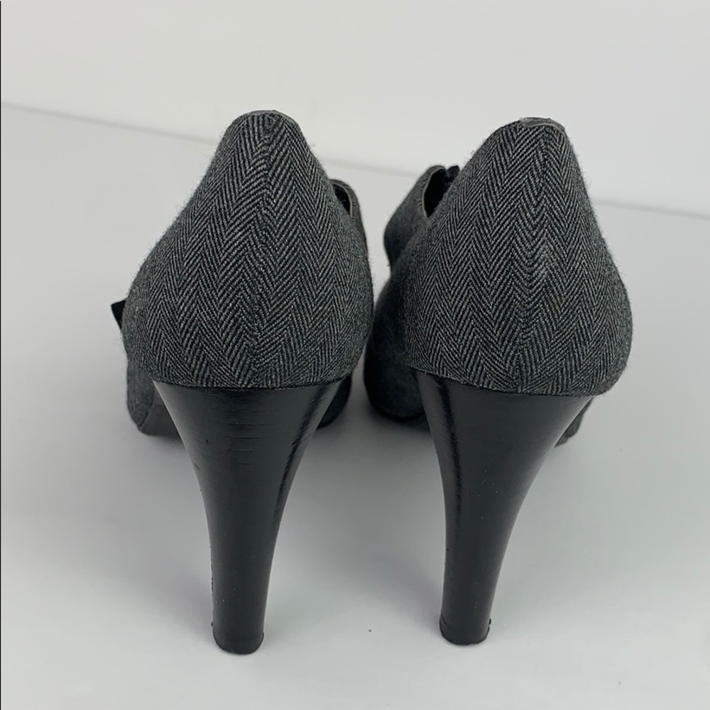 Ann Marino Tweed Heel Sz 9.5 EUC with Bow Detail - Picture 4 of 7